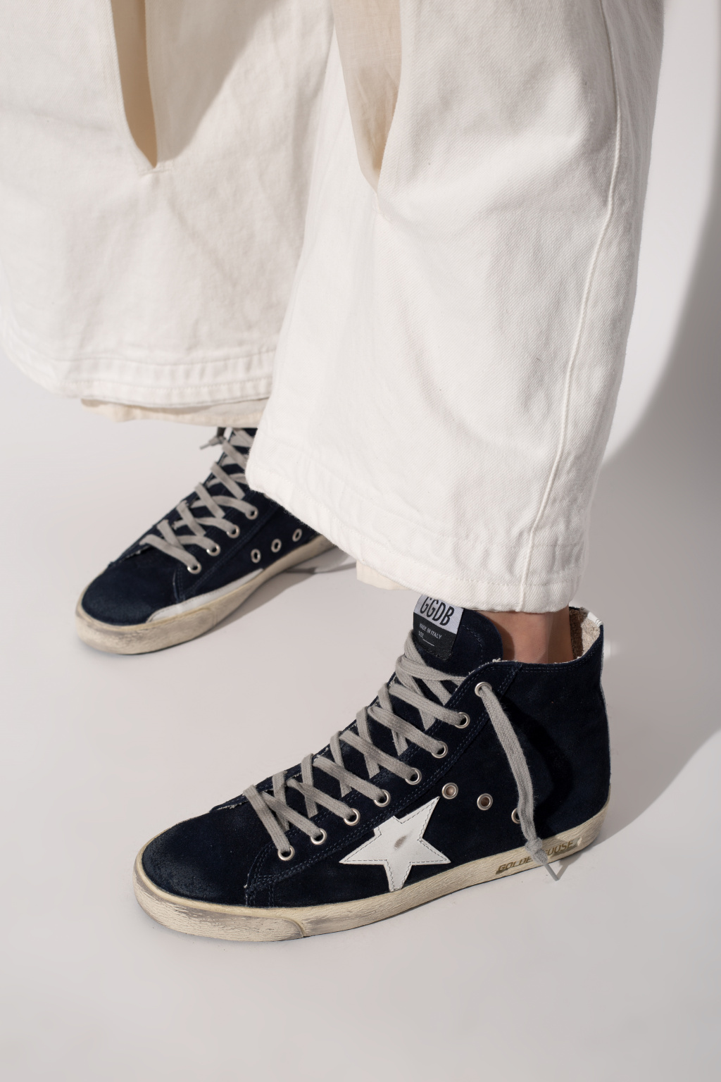 Navy blue 'Francy' sneakers Golden Goose - Vitkac GB